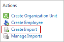 Create Import link